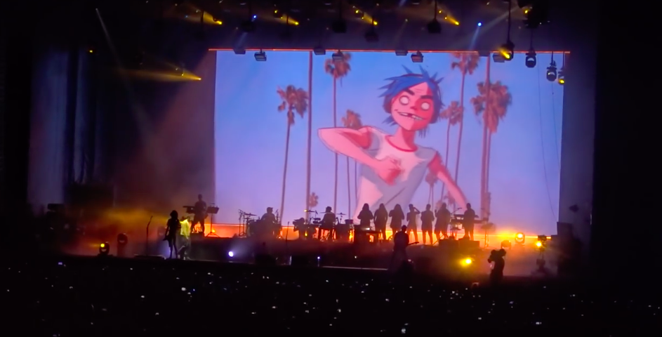 Участники Gorillaz извинились перед фанатами за прерванное выступление 